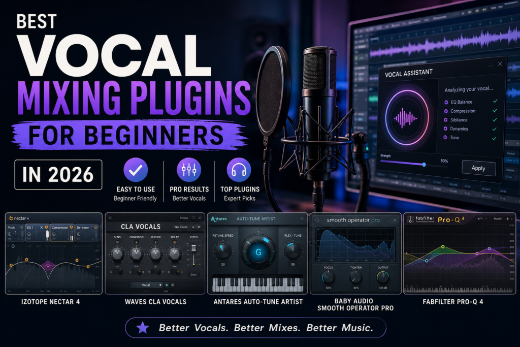 Best Vocal Mixing Plugins for Beginners in 2026