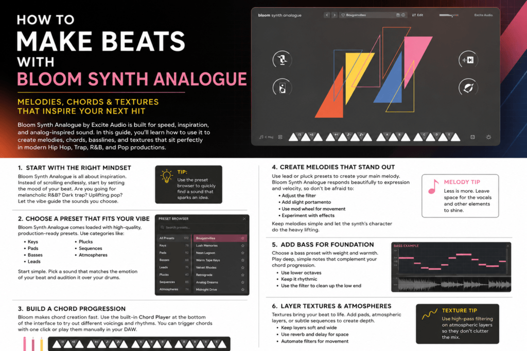 How to Make Beats with Bloom Synth Analogue