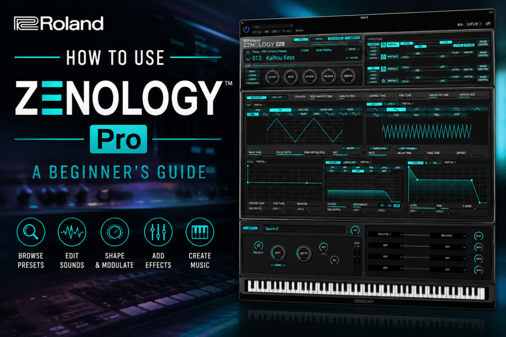 How To Use Roland ZENOLOGY Pro