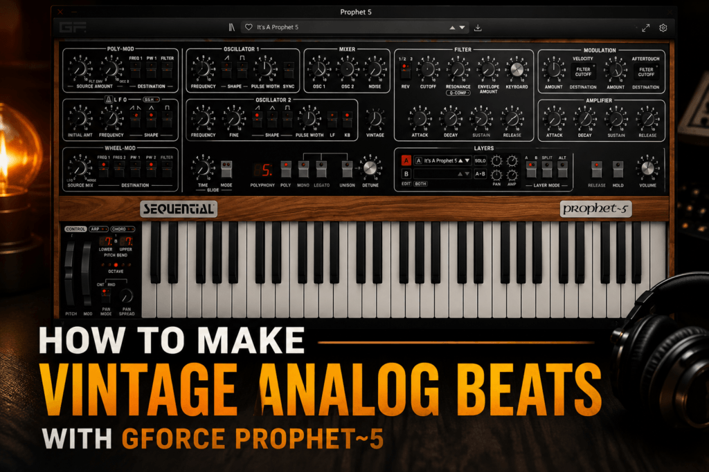 How to Make Vintage Beats with GForce Prophet 5