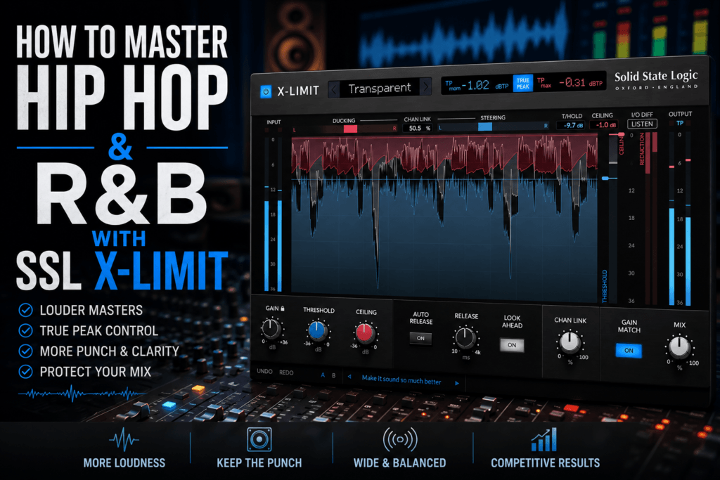 How to Master Hip Hop & R&B with SSL X-Limit