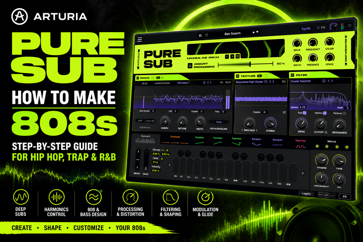 How To Make 808s With Arturia Pure SUB