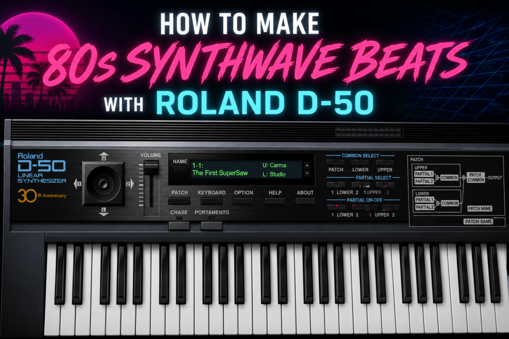 How to Make 80s Synthwave Beats with Roland D-50