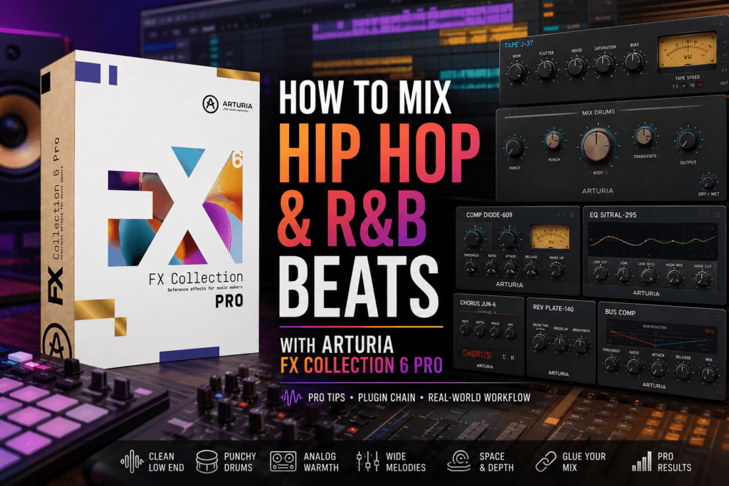 How to Mix Beats with Arturia FX Collection 6 Pro