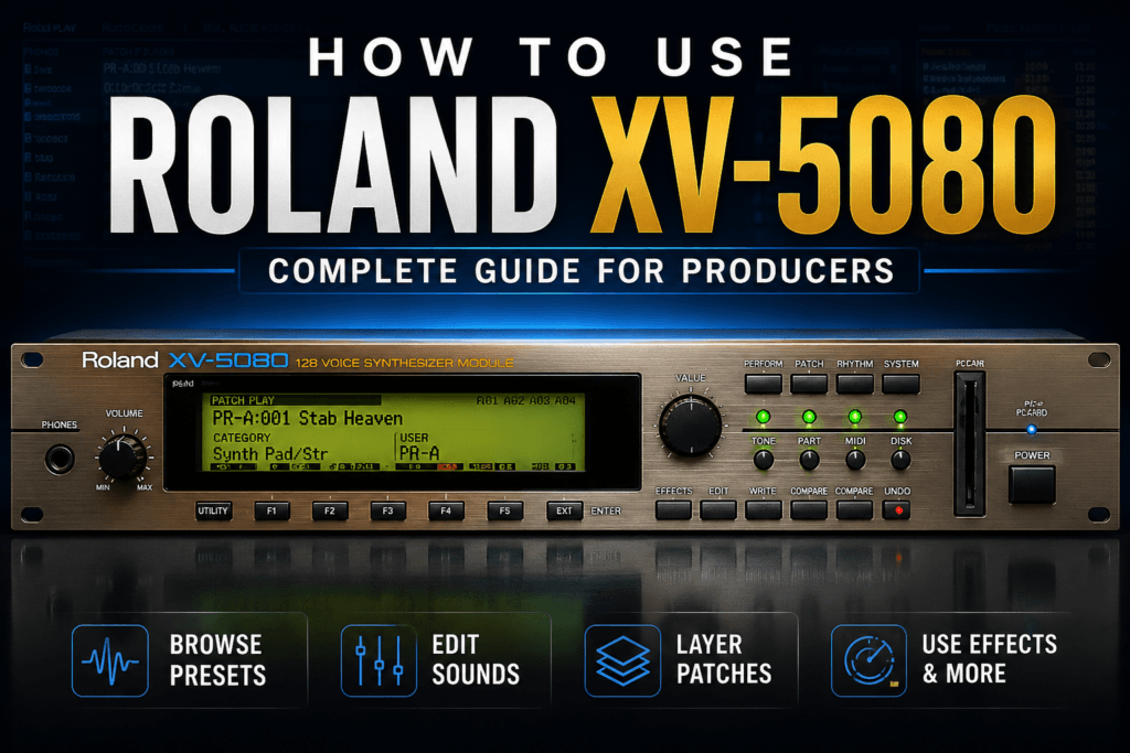 How To Use Roland XV-5080