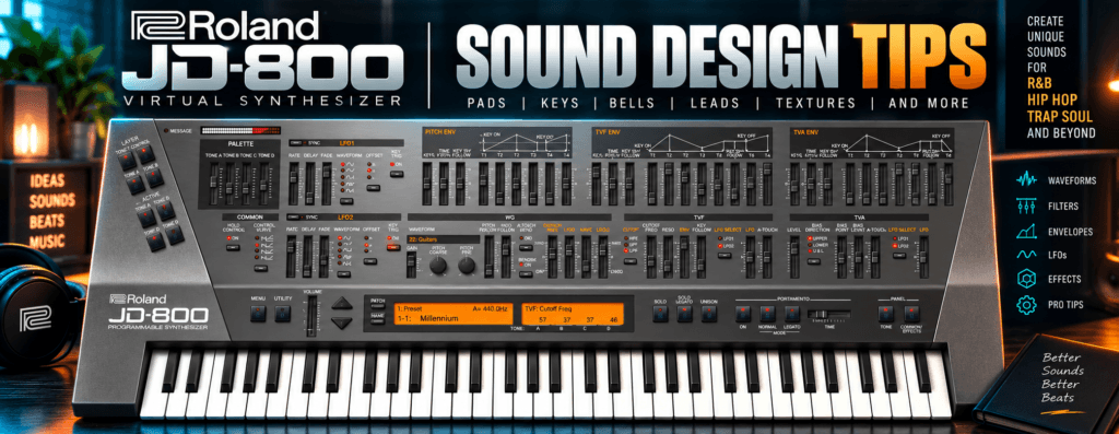 Roland JD-800 VST Sound Design Tips