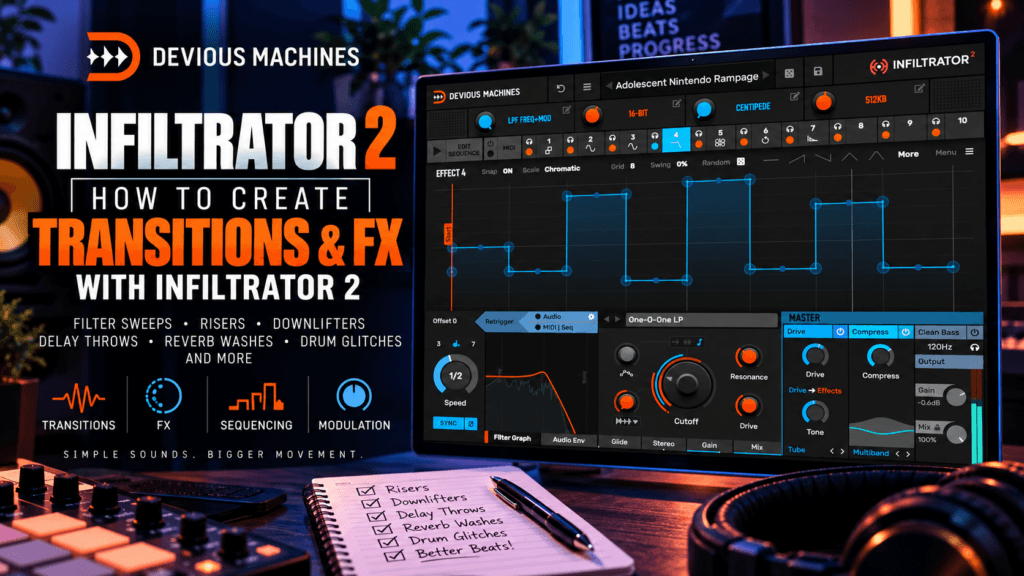 How To Create Transitions & FX With Infiltrator 2