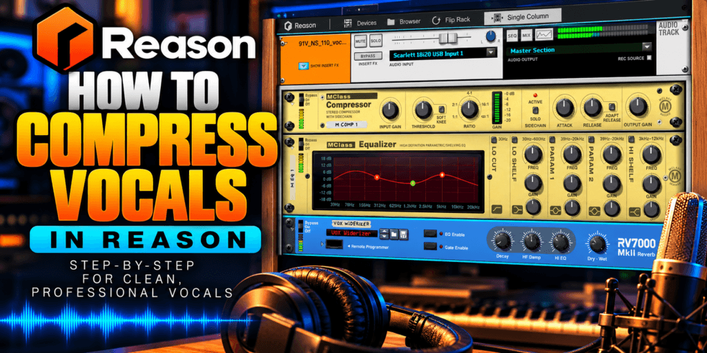 How to Compress Vocals in Reason