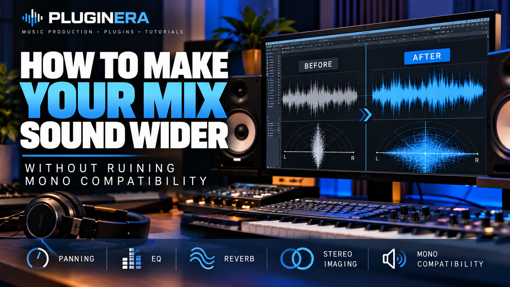 how to make a mix sound wider